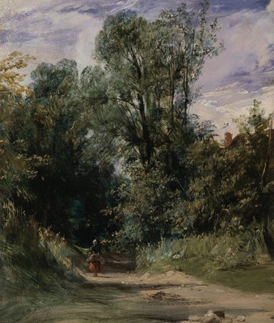 A Wooded Lane by Richard Parkes Bonington